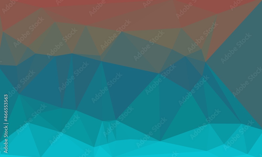 Obraz premium vibrant minimal multicolored polygonal background