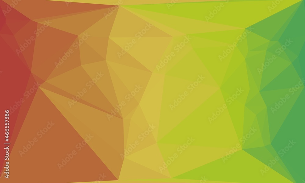 Obraz premium vibrant minimal multicolored polygonal background