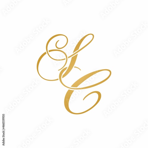 majestic gold SC initials logo