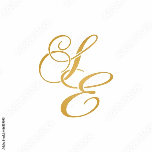 majestic gold SE initials logo