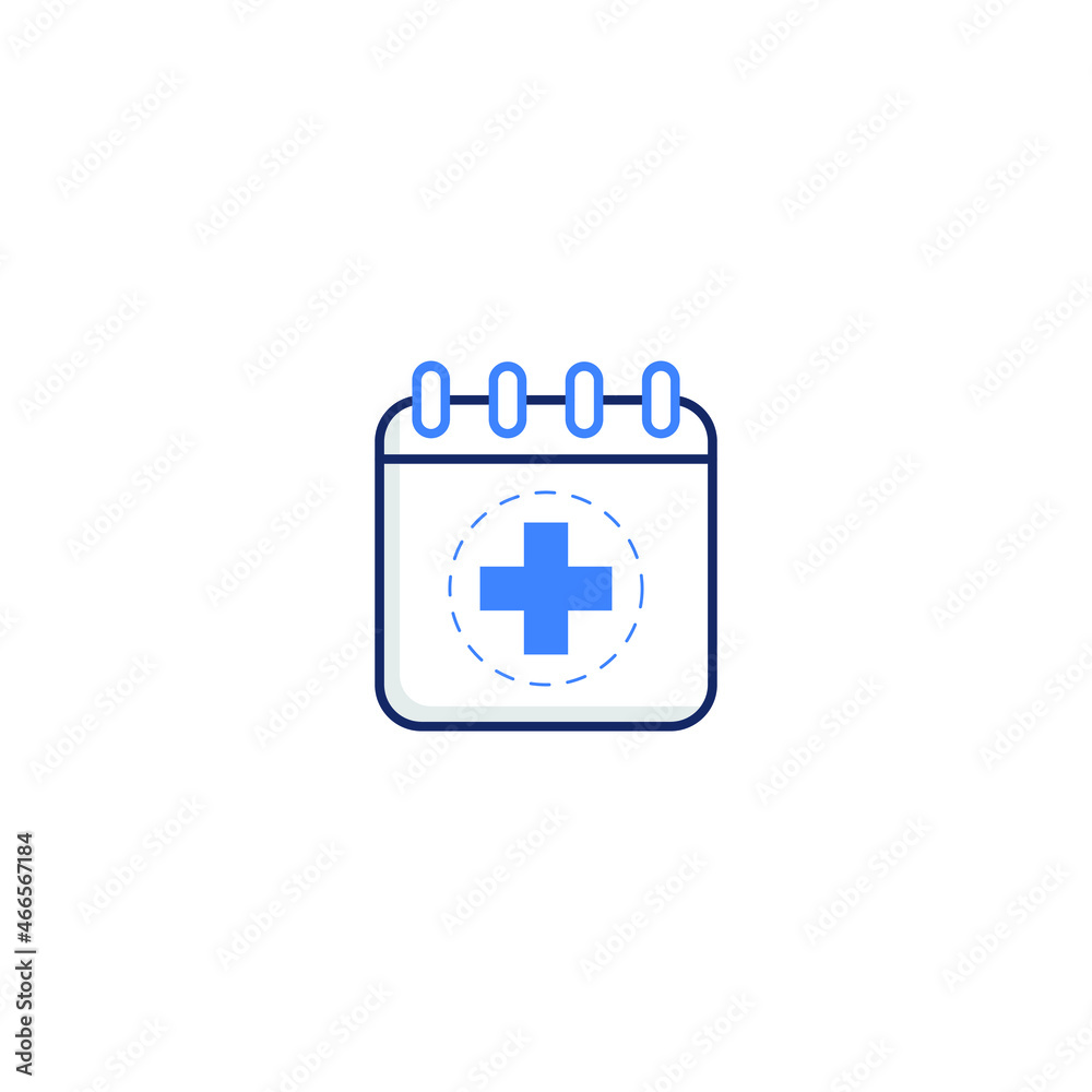 Obraz premium Schedule vector icon illustration sign