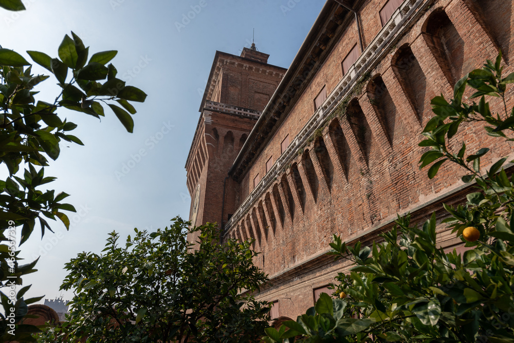 Obraz premium The Estense Castle, also called the Castle of San Michele