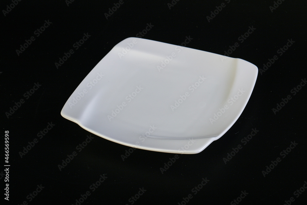 White empty plate for serving White empty plate for serving