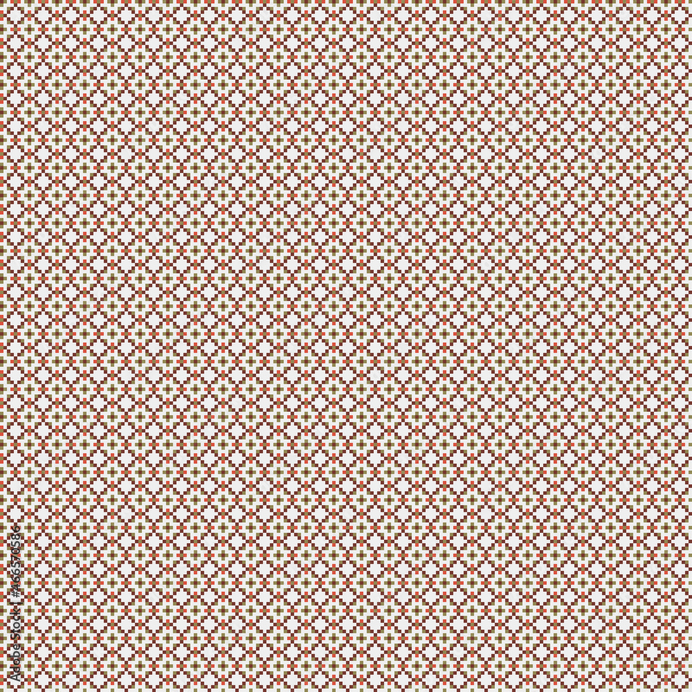 Obraz premium Abstract Cross Pattern generative computational art illustration