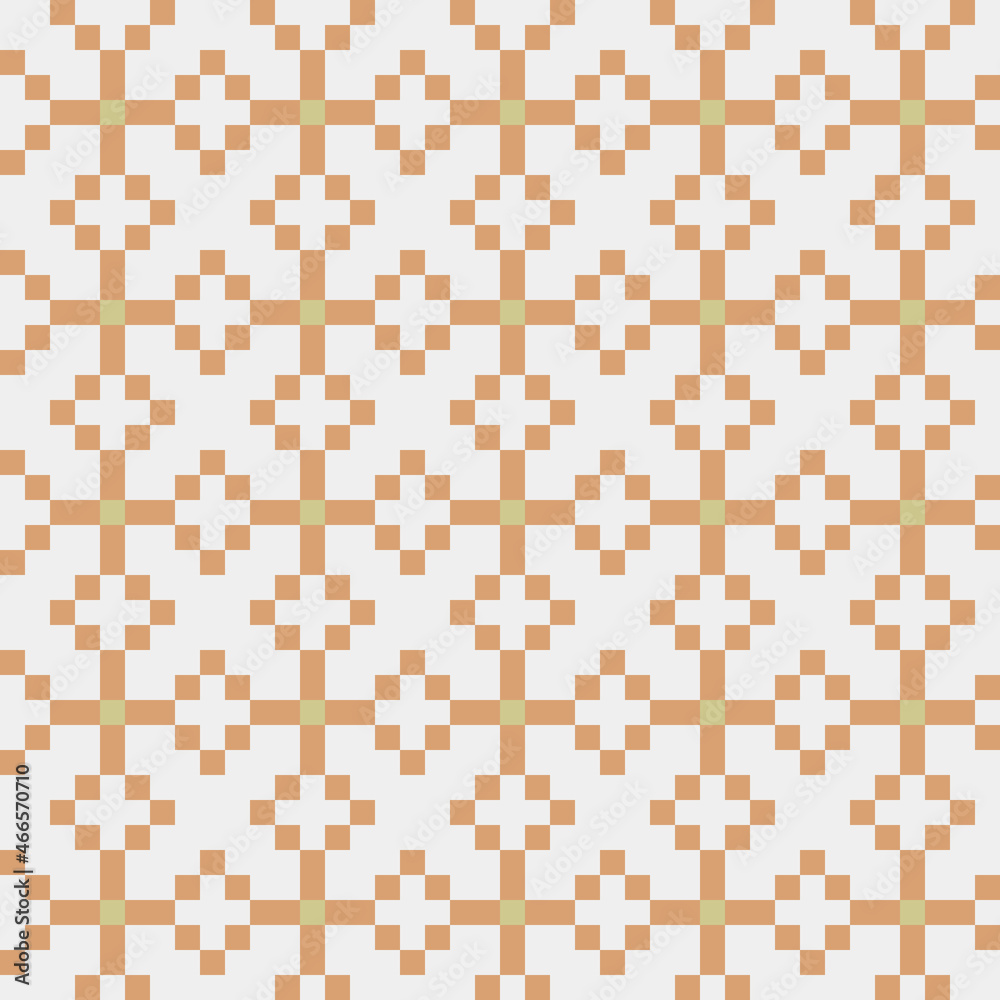 Fototapeta premium Abstract Cross Pattern generative computational art illustration