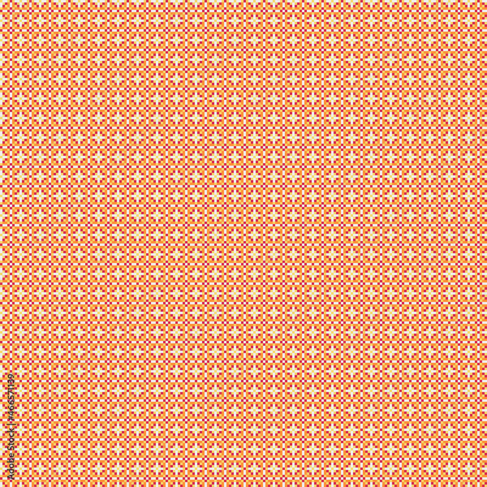Obraz premium Abstract Cross Pattern generative computational art illustration