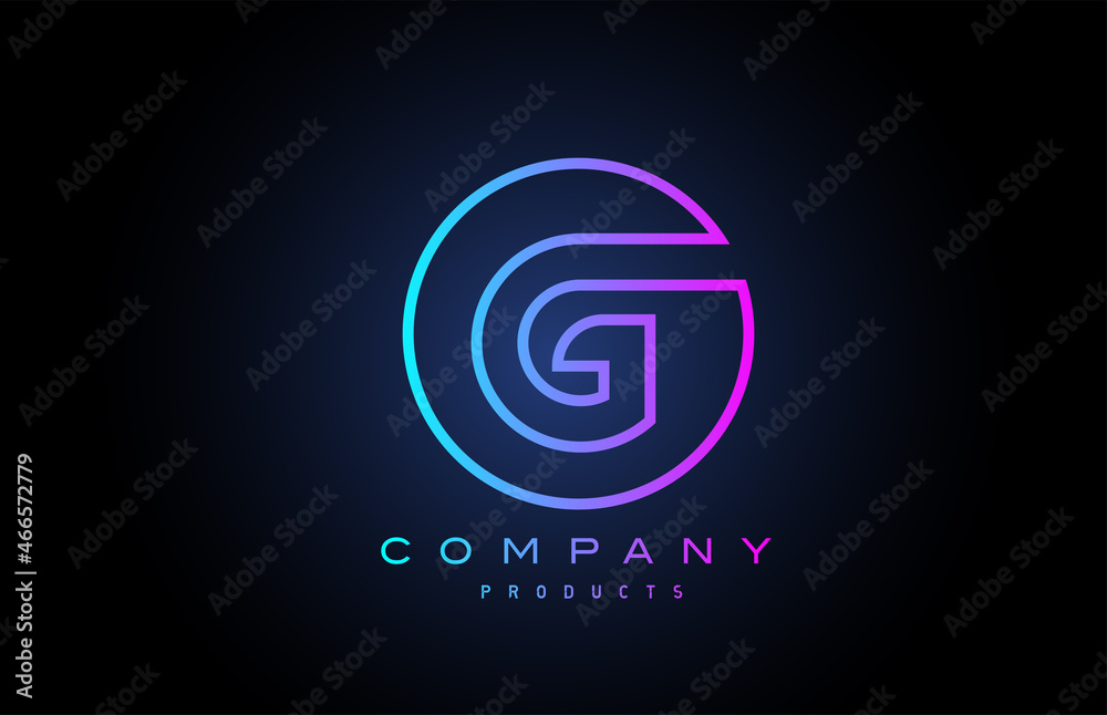 G alphabet letter logo icon. Creative design for company and business G alphabet letter logo icon. Creative design for company and business