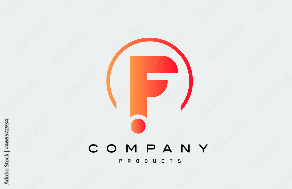 F alphabet letter logo icon. Creative design for company and business F alphabet letter logo icon. Creative design for company and business