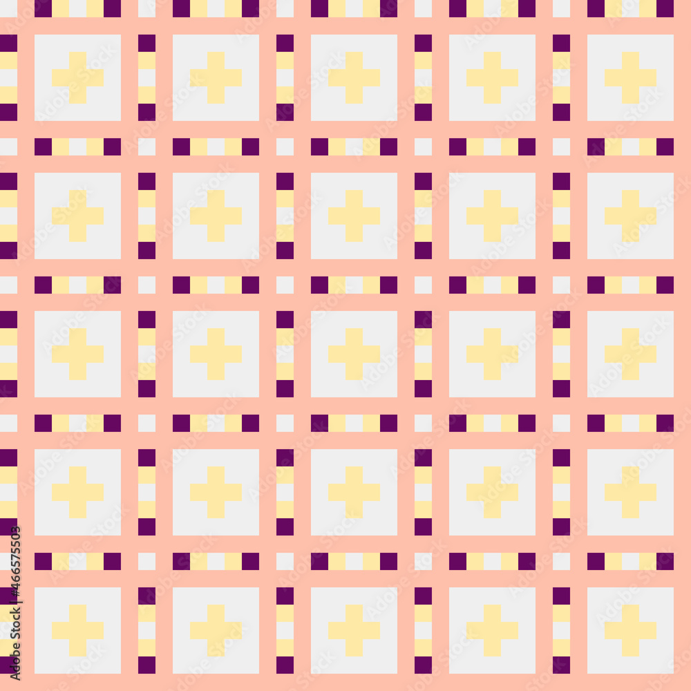 Abstract Cross Pattern generative computational art illustration Abstract Cross Pattern generative computational art illustration