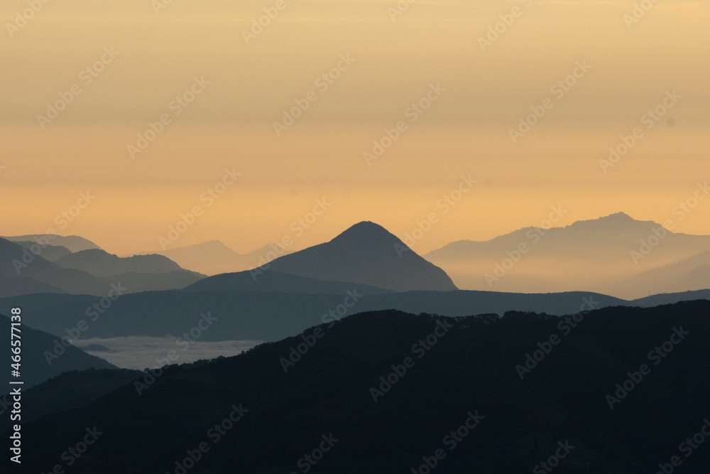 Mountains at Sunrise