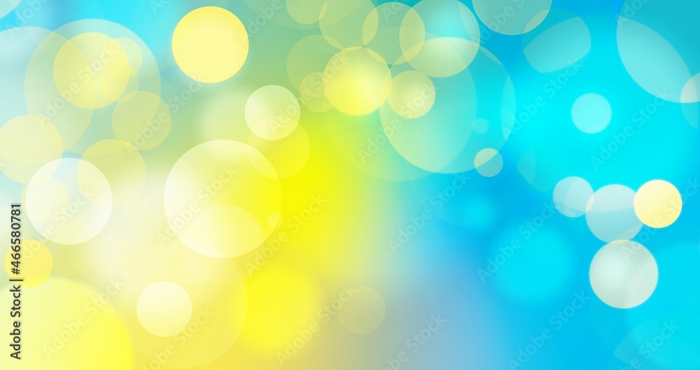 Obraz premium bokeh blue color abstract for background