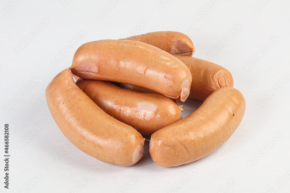 Natural meat sausages with minced meat Natural meat sausages with minced meat