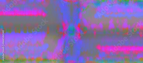Abstract iridescent glitch art background image.