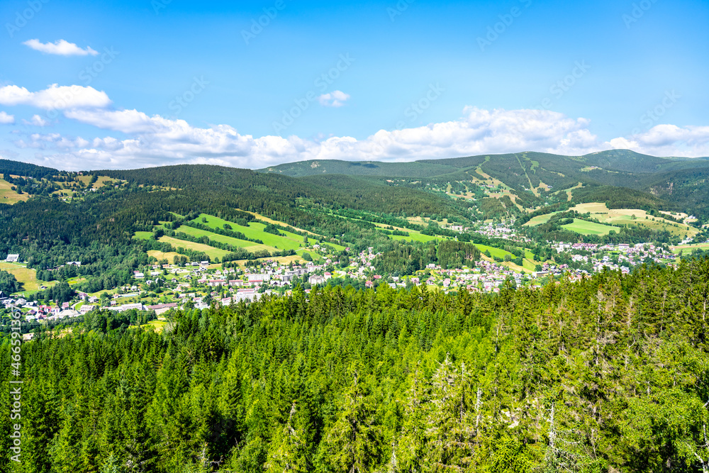 Rokytnice nad Jizerou valley in Giant Mountains