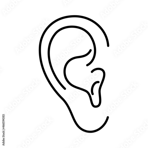Ear anatomical Icon