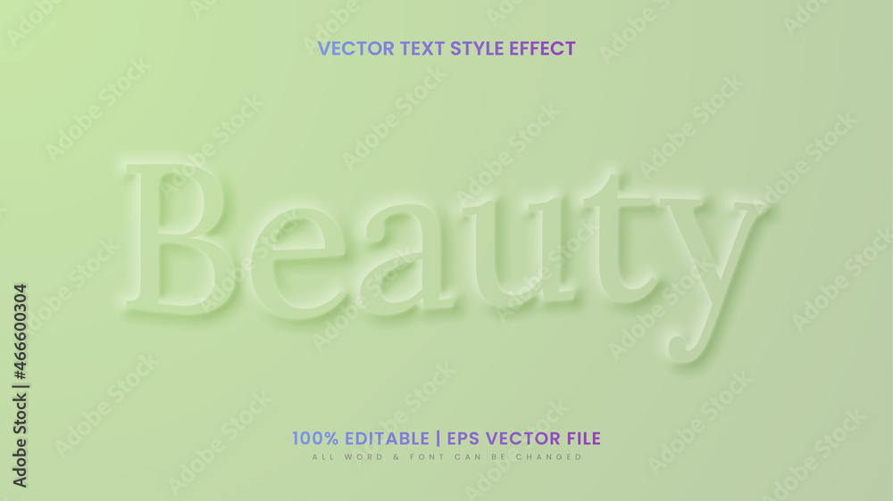 Beauty Glass Morph 3d Text Style Effect. Editable illustrator text style. Beauty Glass Morph 3d Text Style Effect. Editable illustrator text style.