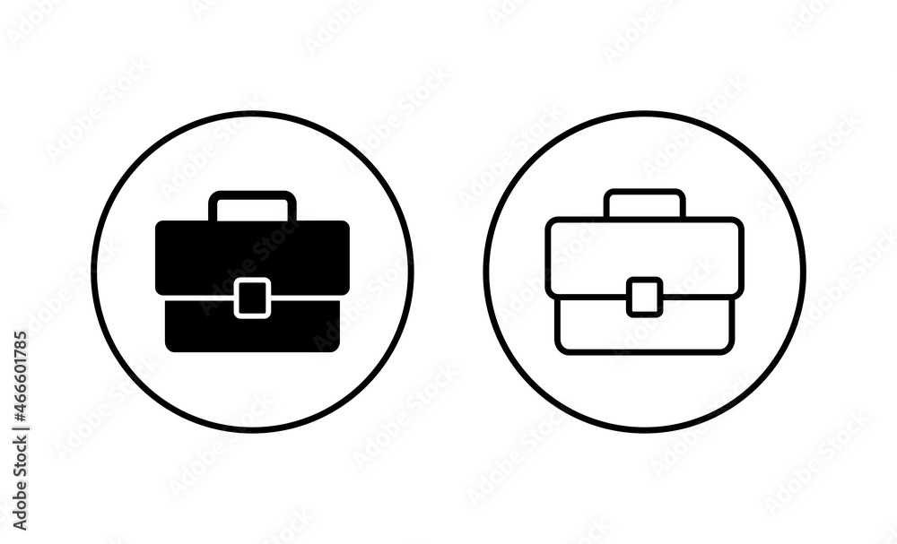 Briefcase icons set. suitcase sign and symbol. luggage symbol. Briefcase icons set. suitcase sign and symbol. luggage symbol.
