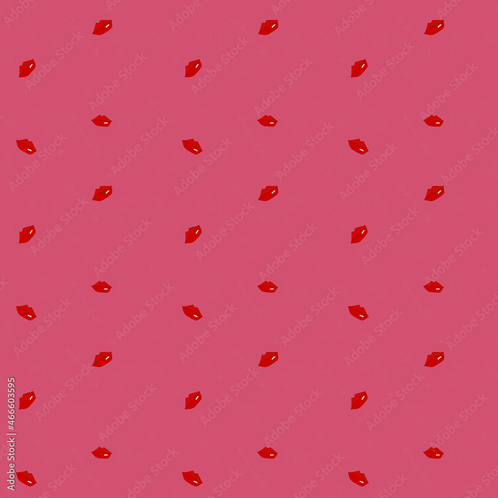 Seamless Pattern for Valentine's Day Seamless Pattern for Valentine's Day