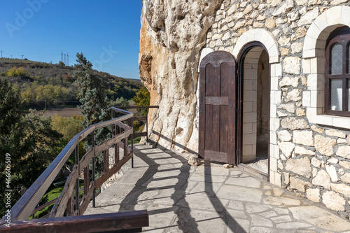 Medieval Basarbovo Rock Monastery, Bulgaria photo