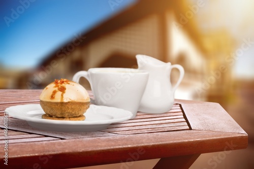 Wallpaper Mural Tasty sweet beautiful dessert in the plate Torontodigital.ca