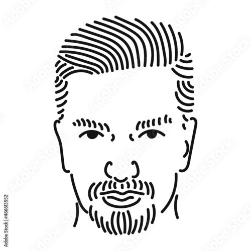 picture of handsome man with beard