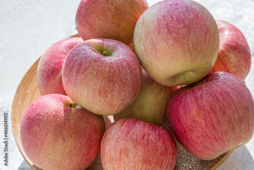 red apples in a basket