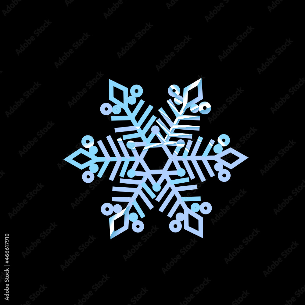 snowflakes on a black background snowflakes on a black background