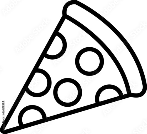 pizza icon vector on white background..eps