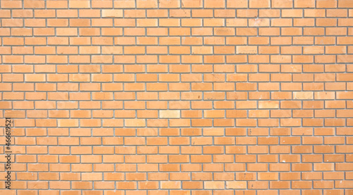 Red brick wall Background of old vintage brick wall