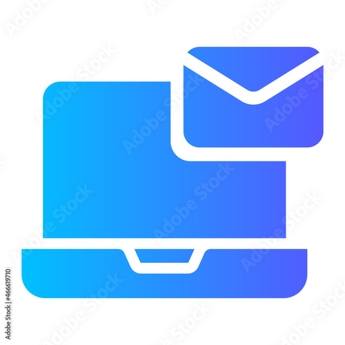 paper plane gradient icon