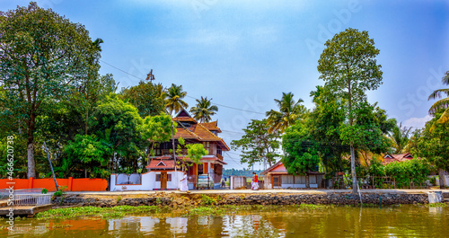 Indian Villiage on the river