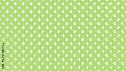 さくらひらひら　黄緑