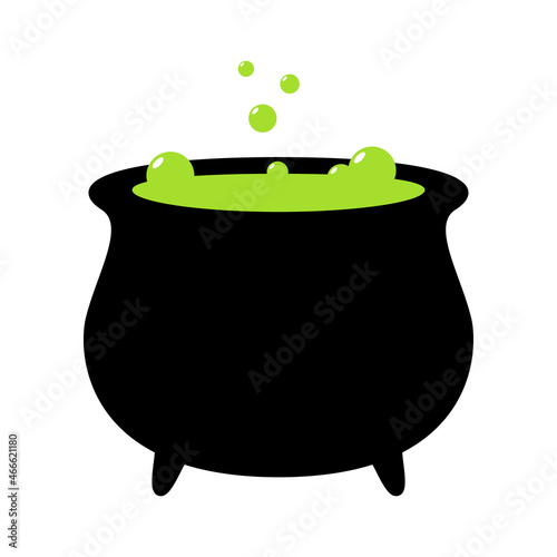 Vector Cauldron Illustration on White Background
