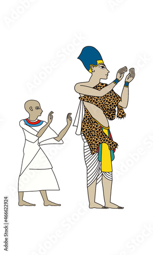 Priest in the ancient Egypt