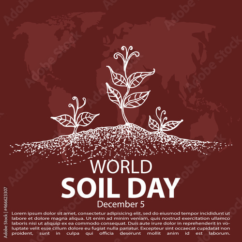 world soil day, poster and banner