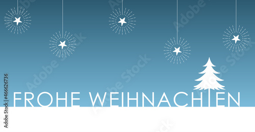 Sternenhimmel Frohe Weihnachten