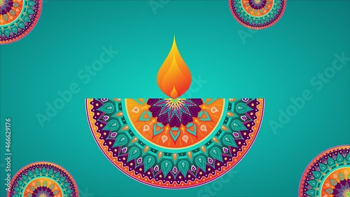 Diwali Indian Festival Ad Motion Background