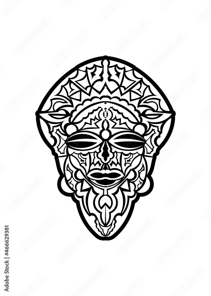 Tribal african mask vector icon.Black vector icon isolated on white background tribal african mask. Tribal african mask vector icon.Black vector icon isolated on white background tribal african mask.