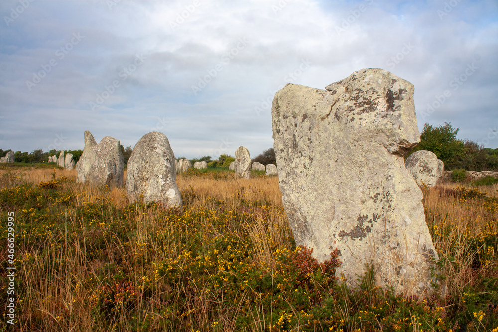 menhiry w Carnac we Francji