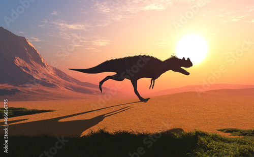 Fototapeta Naklejka Na Ścianę i Meble -  The dinosaur