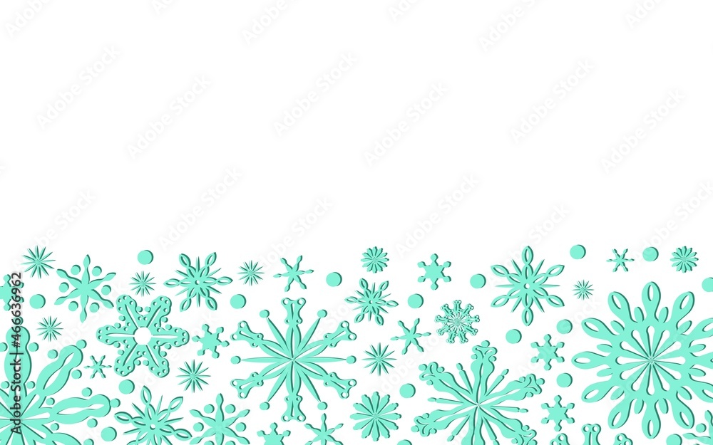 Background from New Year's snowflakes Background from New Year's snowflakes