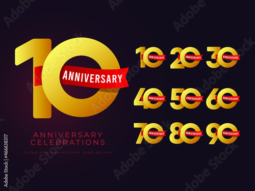 anniversary celebrations Logo Colletions Template 