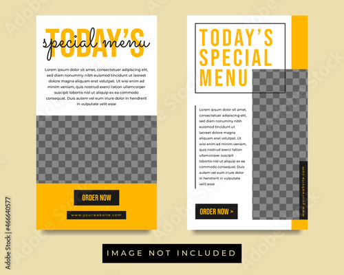 Banner Template for food or restaurant promo