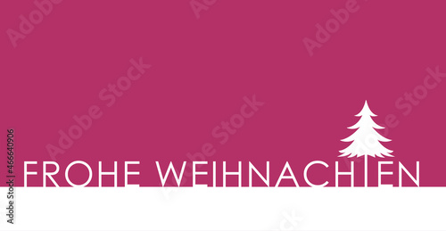 Frohe Weihnachten Schriftzug Silhouette deutsch