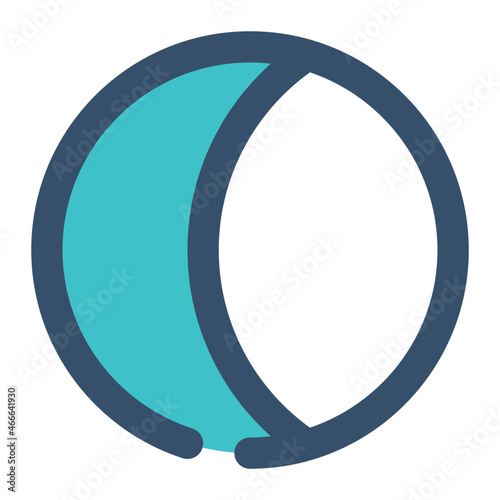 eclipse for weather icon lineal