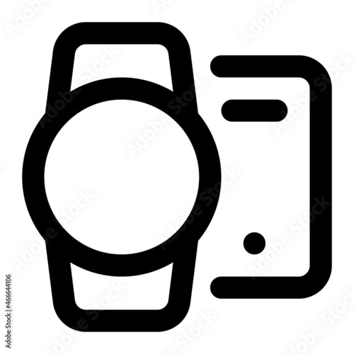 smartwatch for electronic icon lineal