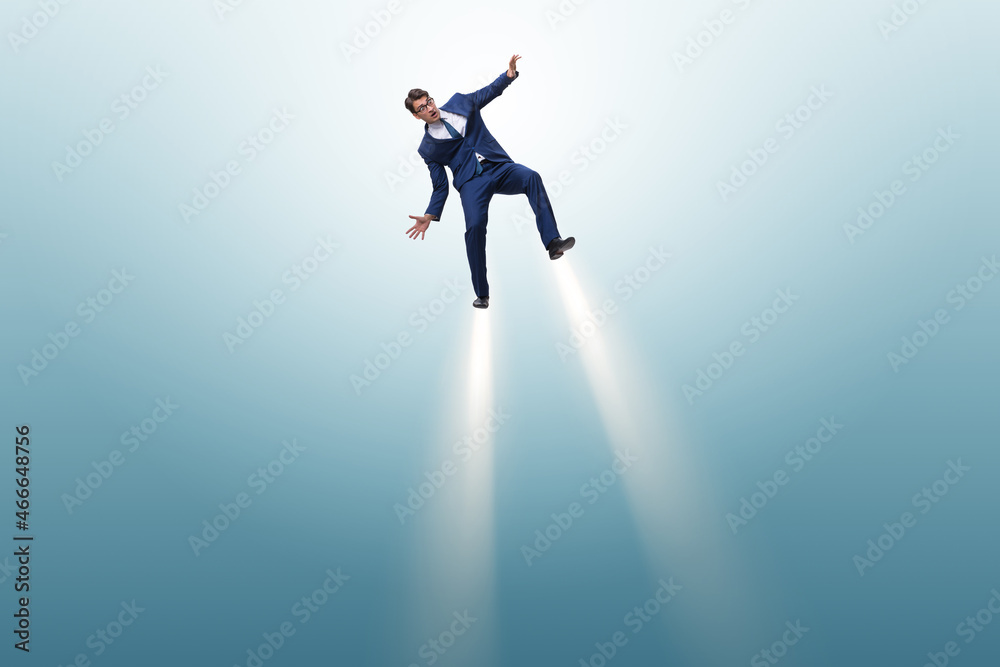 Businessman in career and start-up concept Businessman in career and start-up concept