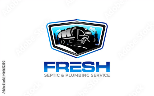 Illustration graphic vector of septic tank clean service logo design template-05