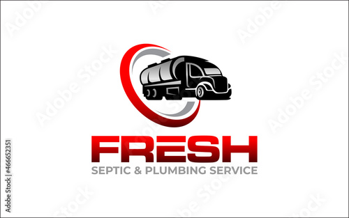 Illustration graphic vector of septic tank clean service logo design template-05