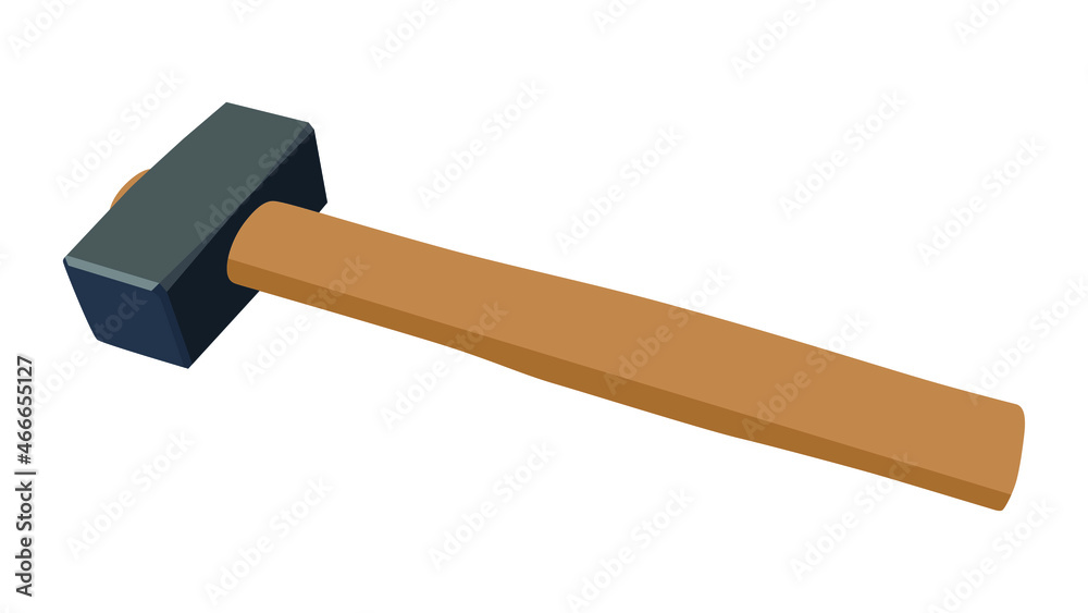 Sledge hammer, hammer, tool, hammer vector, Sledge hammer isolated on white background Sledge hammer, hammer, tool, hammer vector, Sledge hammer isolated on white background
